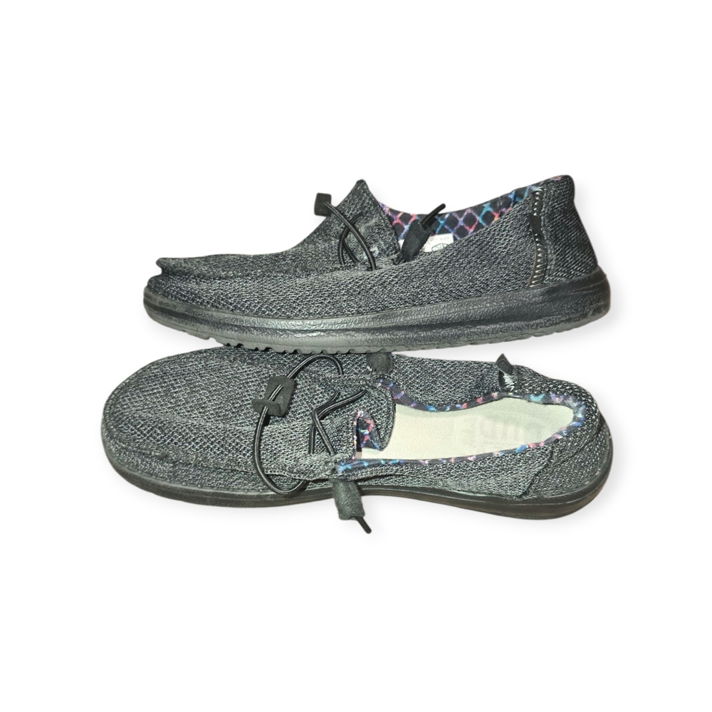 Hey Dude Women's Black Loafers - Picture 3 of 7